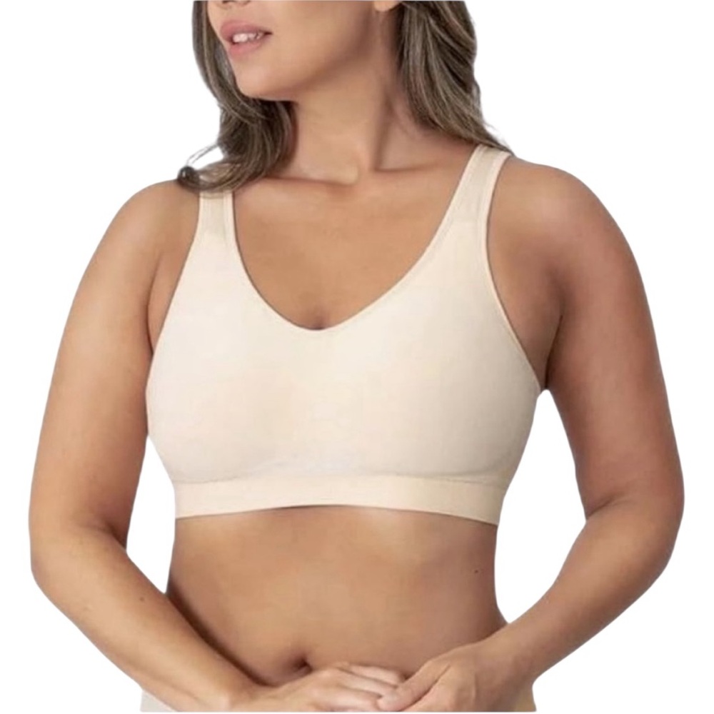 NWT Shapermint Cream Wireless Bra Size Small
